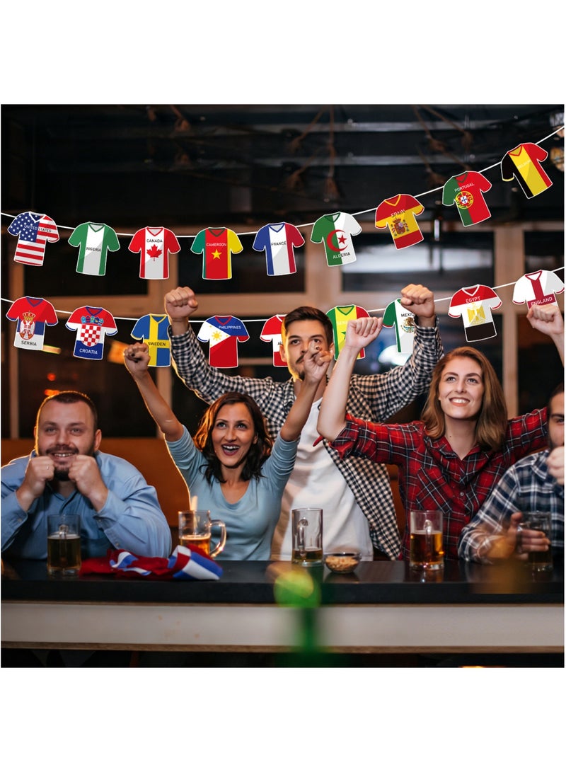 سايكفو راية أعلام كأس العالم لكرة القدم 2026، 50 قطعة، أعلام دول دولية، زينة لحفلات ذات طابع رياضي واحتفالات أولمبية (باستثناء الفرق الـ 48 الأولى). - Image 3