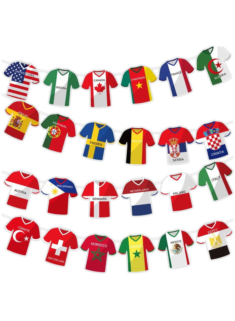 سايكفو راية أعلام كأس العالم لكرة القدم 2026، 50 قطعة، أعلام دول دولية، زينة لحفلات ذات طابع رياضي واحتفالات أولمبية (باستثناء الفرق الـ 48 الأولى). - Image 4