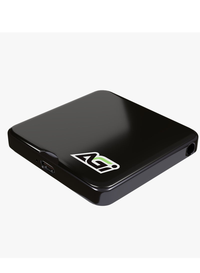 AGI EDM38 1TB Magnetic Portable External SSD, USB 3.2 Gen2x2 with 20Gbps Speed, Read Speed of up to 2050MB/s, Compatible with Laptop, Notebook, PC, iPhone 15 Series - BLACK  - Image 4