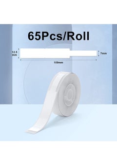 NIIMBOT D11/D110/D101 Label Maker Papers Waterproof Cable Thermal Label Paper for Barcode Printing Self-Adhesive Labeling Tape 12.5*109mm Cable Label Refills for Home Office Circuit Box, White  - Image 2