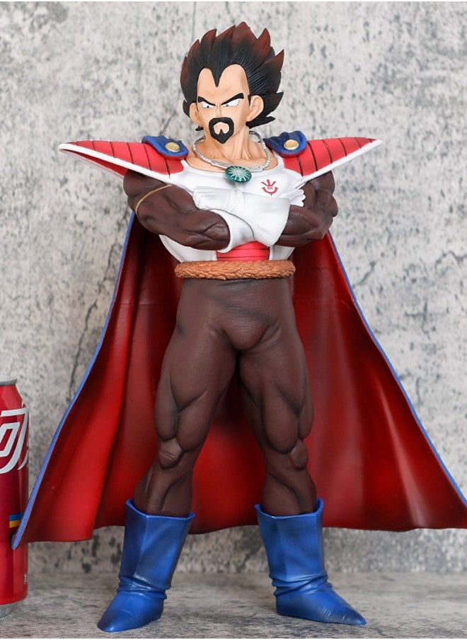 Generic - Dragon Ball King Vegeta Action Figure Decorative Resin Sculpture Home Decor Statue, Art Figurine Home Ornament Decoration for Office, Living Room, Bedroom, Book Shelf, TV Cabinet, Desktop - Image 1