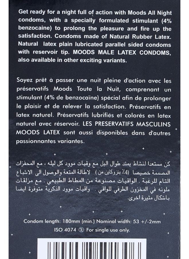 Moods All Night Condoms 12 Pieces - Image 5