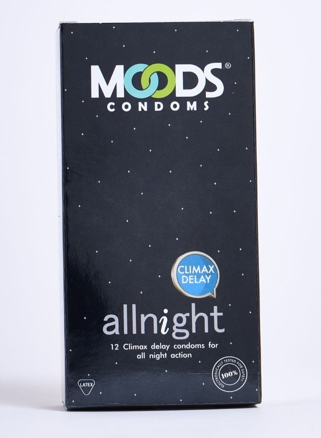 Moods All Night Condoms 12 Pieces - Image 2