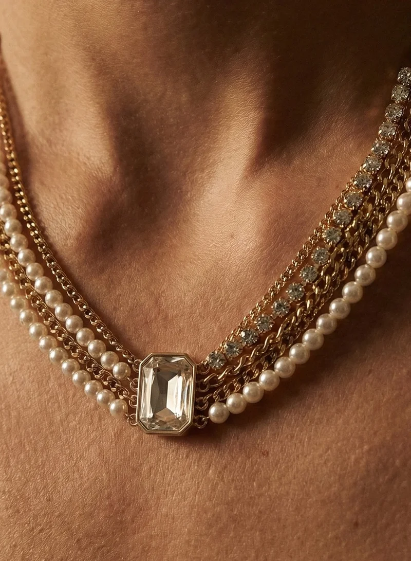 ليو جو قلادة لي جو أروما ذهب