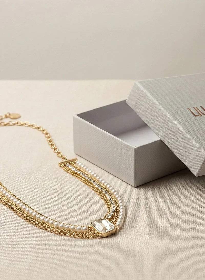 Liu Jo  Liu Jo Aroma Gold Necklace for Women | Best Price UAE