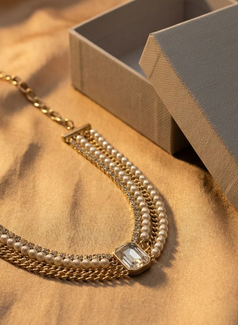 Liu Jo  Liu Jo Aroma Gold Necklace for Women | Best Price UAE