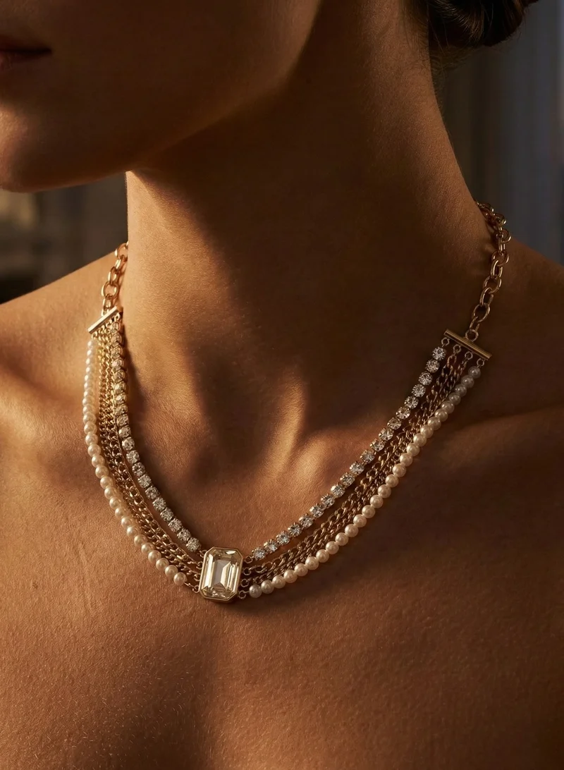 Liu Jo  Liu Jo Aroma Gold Necklace for Women | Best Price UAE