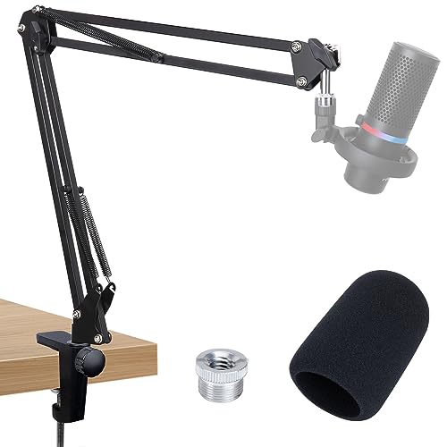 SUNMON HyperX DuoCast Boom Arm - HyperX Microphone Arm Compatible with HyperX DuoCast, Mic Arm with Microphone Cover, Improve Sound Quality, Microphone Arm for DuoCast by SUNMON - Image 1