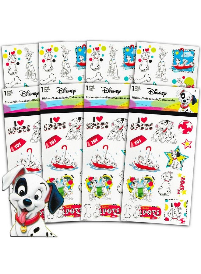 Artist Unknown Disney 101 Dalmatians Stickers Party Favors Set ~ Bundle Includes Over 100 Dalmatians Stickers Featuring Pongo Perdita And Other Favorite Spotted Pups (101 Dalmatians Party Supplies) - Image 2