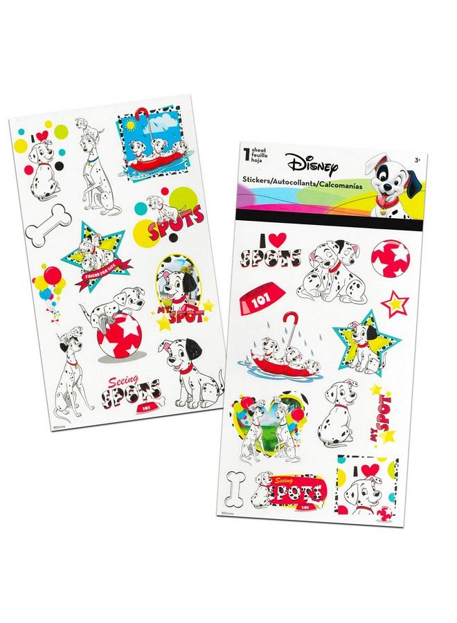 Artist Unknown Disney 101 Dalmatians Stickers Party Favors Set ~ Bundle Includes Over 100 Dalmatians Stickers Featuring Pongo Perdita And Other Favorite Spotted Pups (101 Dalmatians Party Supplies) - Image 3