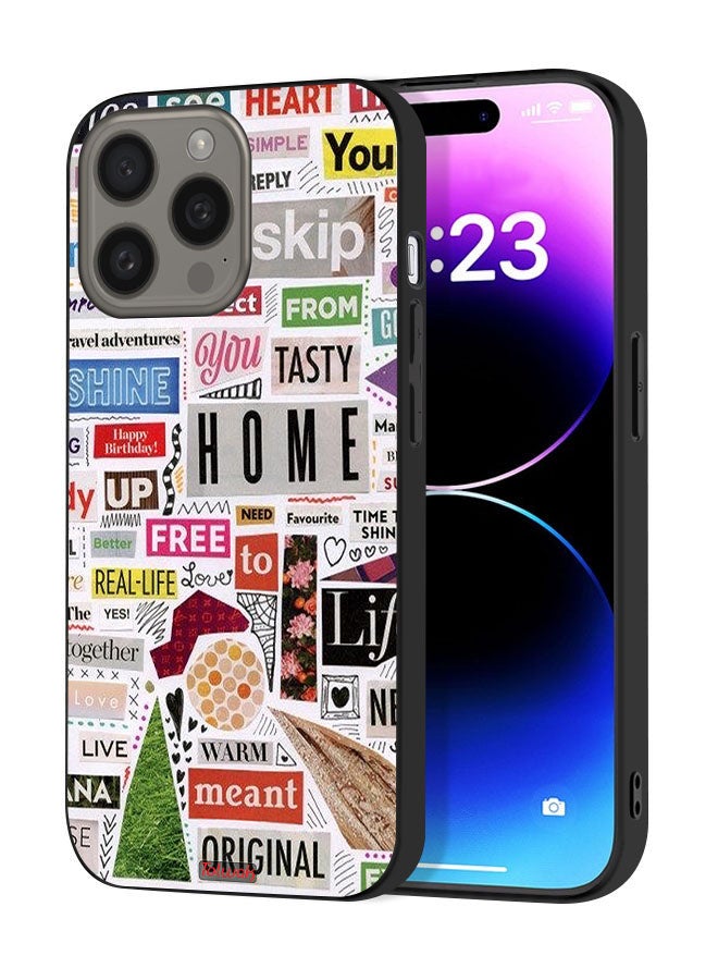 Tolwak Apple iPhone 15 Pro Protective Case Cover Meant Original Stickers - Image 1
