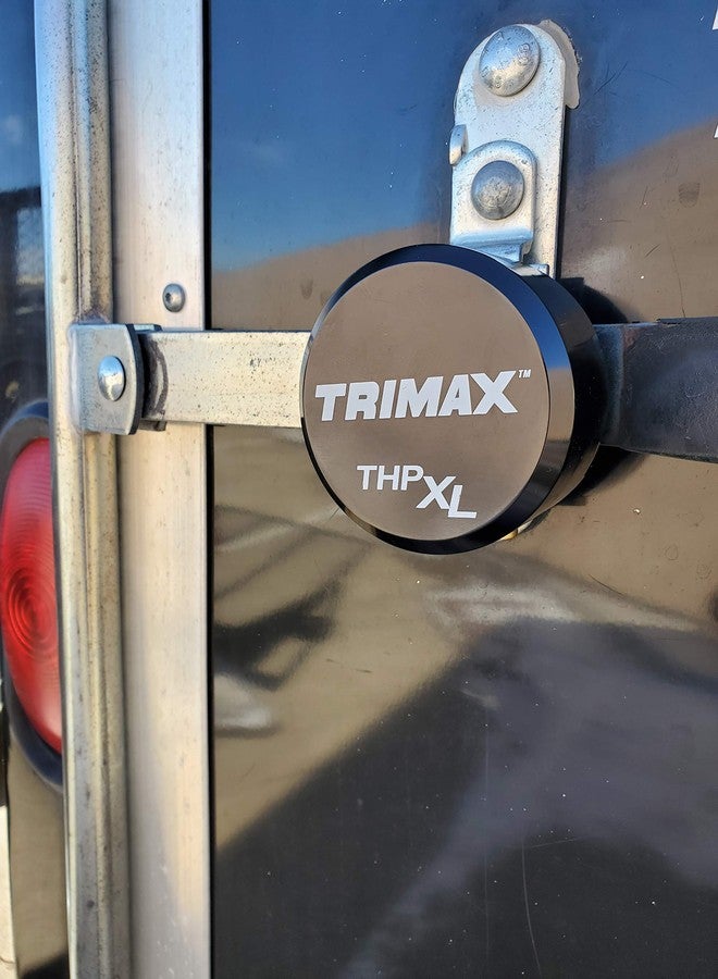 Trimax, (THPXLALBK, Black, Solid Aluminum Hockey Puck Internal Shackle Lock, Universal Fit - Image 3