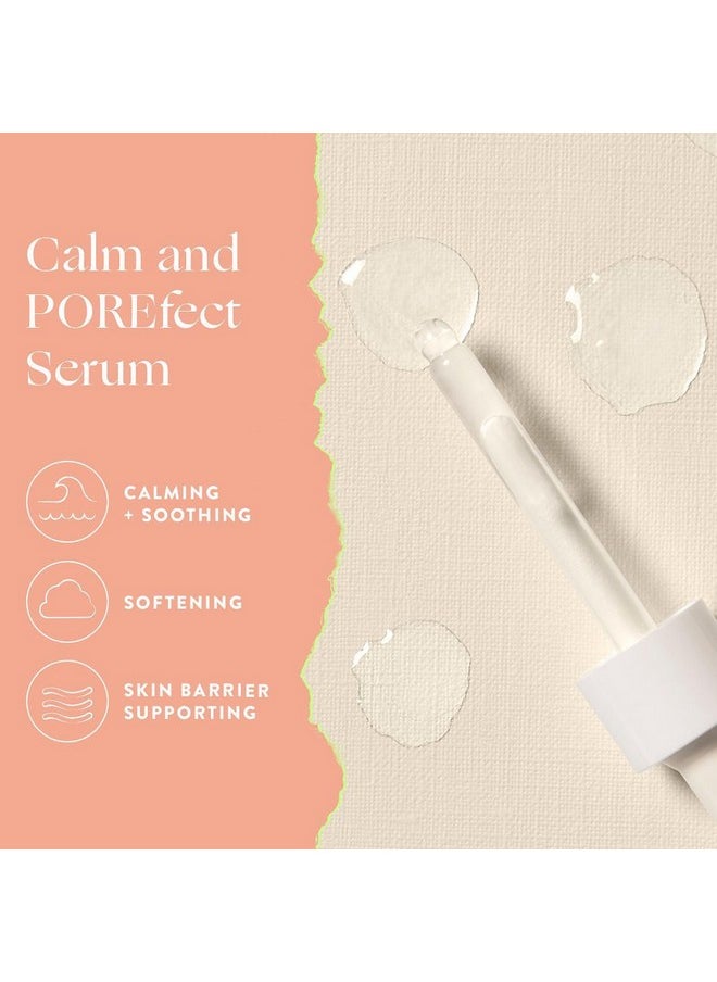 Honest Beauty - Honest Beauty Calm + POREfect Serum with Hyaluronic Acid + Calming Phyto-Blend | Pore Minimizing, Sensitive Skin Friendly | EWG Verified, Vegan + Cruelty Free | 1 fl oz - Image 1