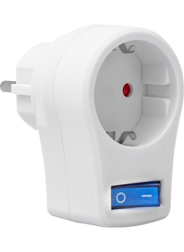 Durgunstore 16816 Single White Switched Surge Protective Socket (10A-2510W) (Internet Sale Prohibited Below 100 TL) (81)  - Image 2