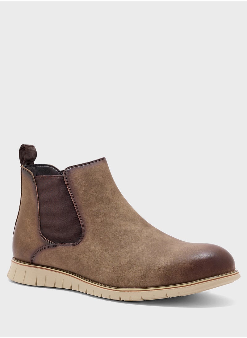 Robert Wood Nubuck Chelsea Boots  - Image 2