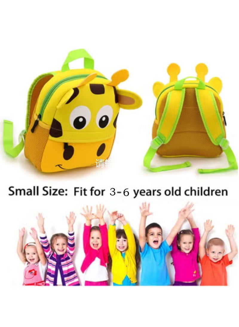 Little Kid Toddler Backpack Baby Boys Girls Kindergarten Pre School Bags Cute Neoprene Cartoon Backpacks for Little Kids Size (26x21x8cm) - Image 2