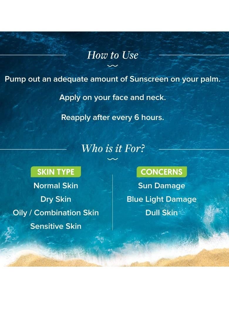 Aqualogica Clear+ Invisible Sunscreen with Green Tea & Salicylic Acid spf 50 PA+++ UVA UVB Clarifies & Hydrates Skin Sun Protection Cream 50 g  - Image 3