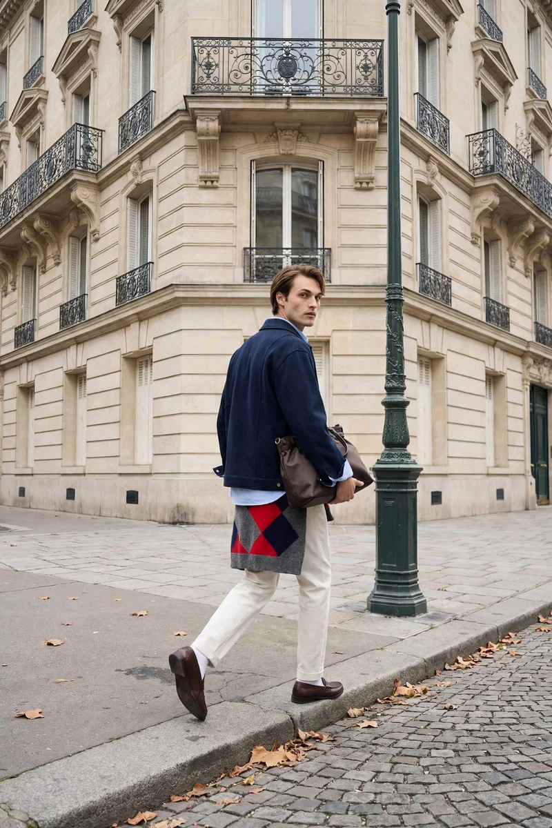 ديفاكتو Basic Grey Trousers