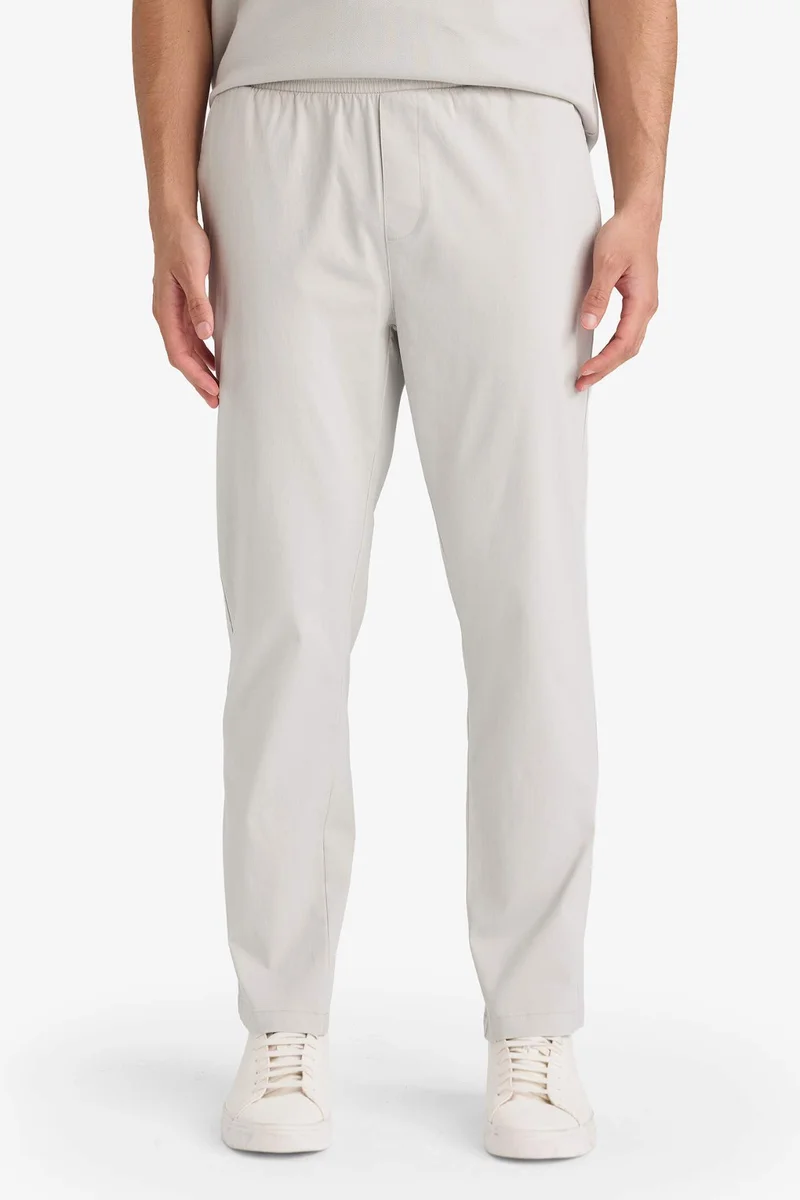 Defacto  Basic Grey Trousers for Men | Best Price UAE