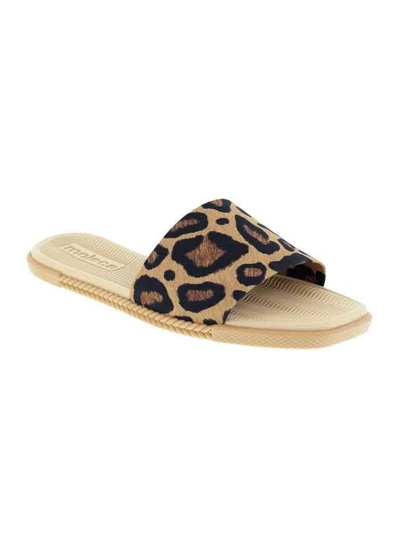MOLECA Moleca Ladies Flat Sandals Brown | Made In Brazil