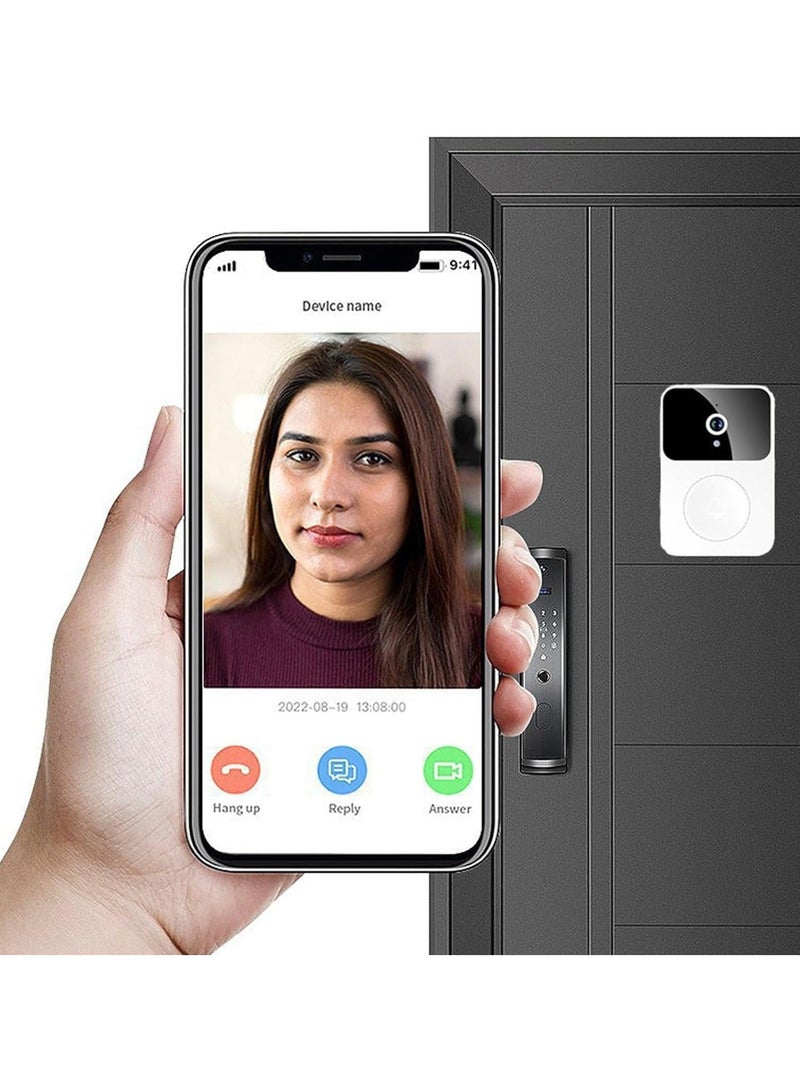 Jmary Smart Visual Doorbell Guards The Door With HD Video Communication Voice-Changing Intercom Record Visitor Photos MF-5 - Image 3