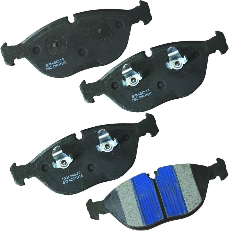 Bendix Premium SBM682 Semi-Metallic Brake Pads for Select Models Audi TT Quattro,Bentley Arnage,BMW 750iL,Z8,Crossfire,C43 AMG,CLK55,ES5,E350,E430,ES500,S430,S500,SLK32,Fuso FG,Volks R32 - Image 1