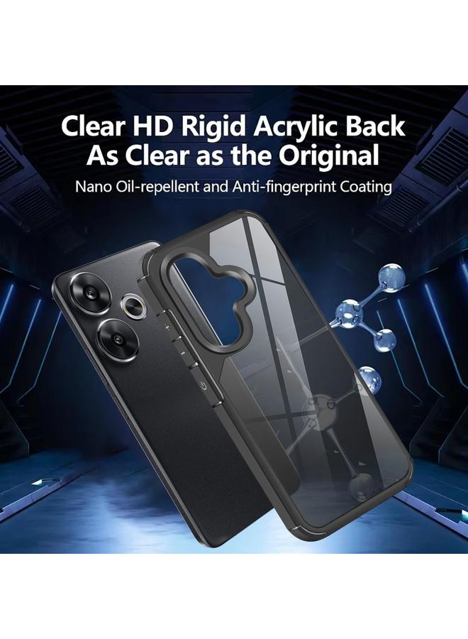 erorex Case For Xiaomi Poco F6 Acrylic+TPU Transparent Shockproof Phone Case - Image 2