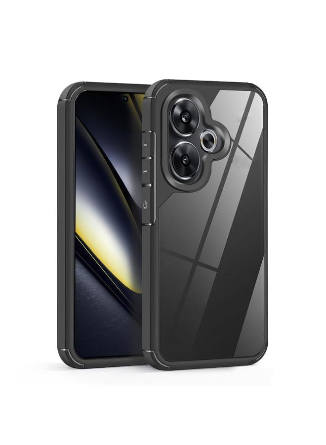 erorex Case For Xiaomi Poco F6 Acrylic+TPU Transparent Shockproof Phone Case - Image 1