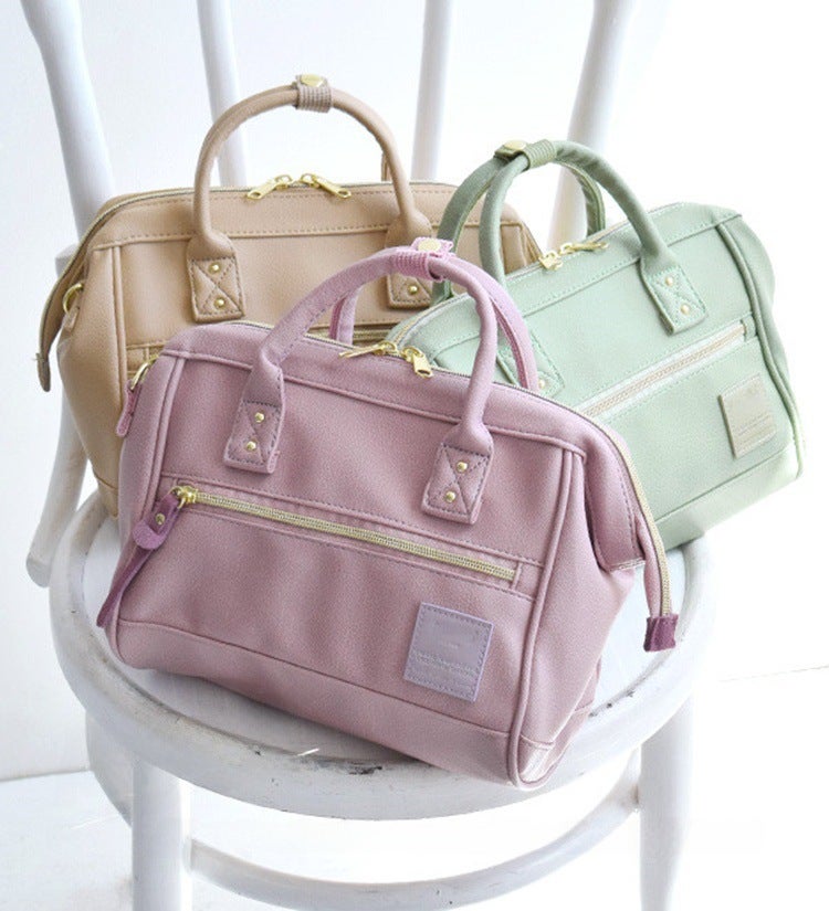 Japanese Lotte Boston Bag Women'S Bag Pu Crossbody Bag Shoulder Bag Shoulder Bag Backpack Mini Bags - Image 5