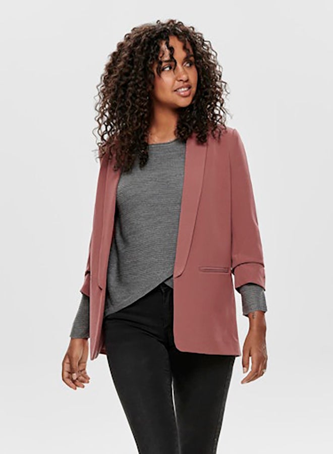 ONLY ONLY Womens Elly 3/4 Life Blazer  - Image 3