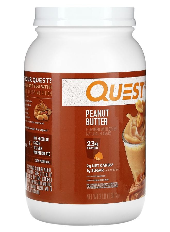 Quest Nutrition Protein Powder Peanut Butter 3 lbs (1.36 kg) - Image 2
