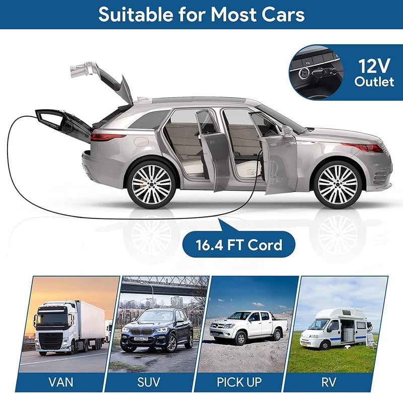 Rylan Car Vacuum Powerful Portable & High Power 12V Car Handheld Vacuum Cleaner for Car and Home Wet and Dry Car Vacuum Cleaner Multipurpose Vaccum Cleaner** - Image 3