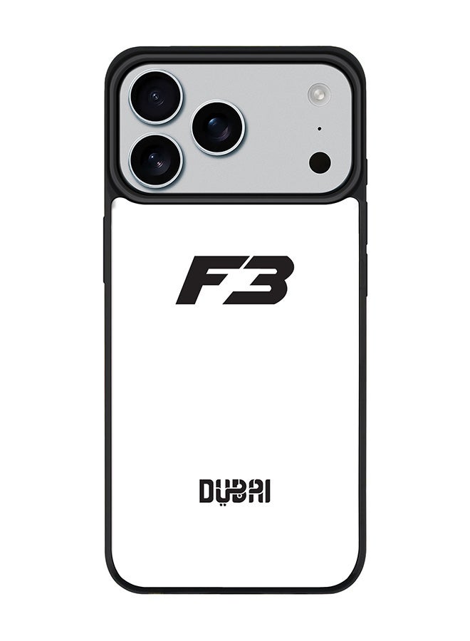 Stylizedd iPhone 17 Pro Max Case, [Compatible with MagSafe] Slim Magnetic cover Phone Case iPhone 17 Pro Max - Faz3 Dubai White - Image 1