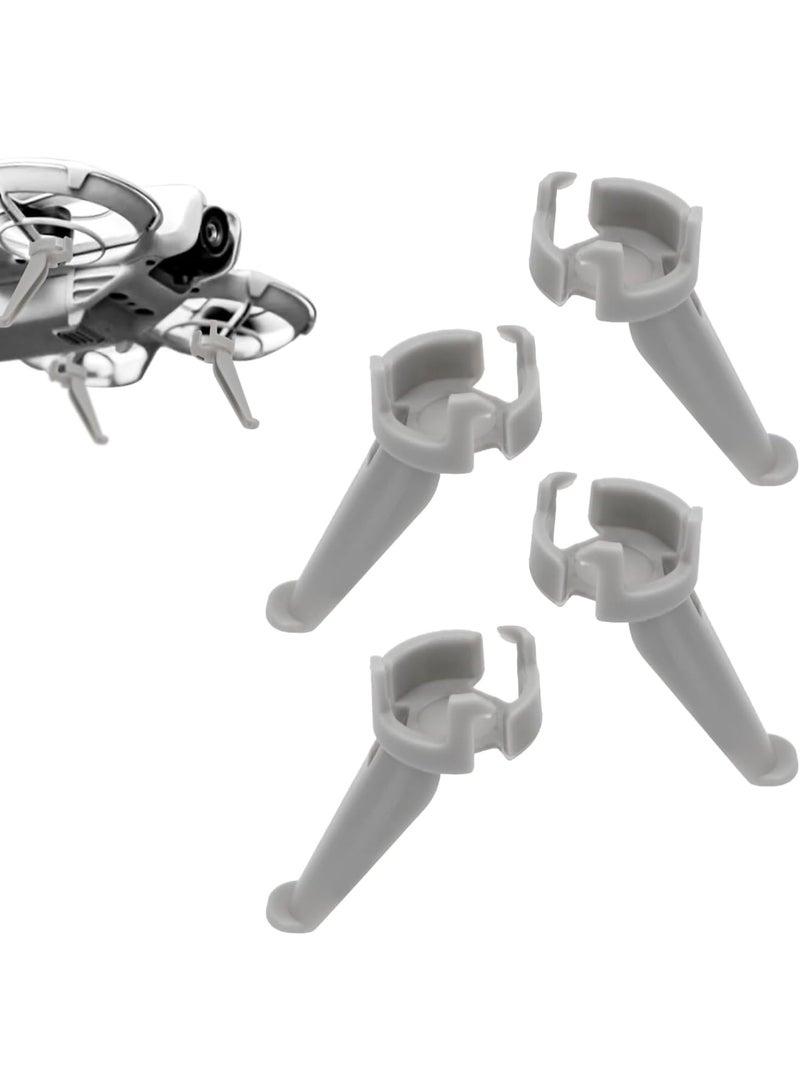 SOLARAE Landing Gears for DJI NEO Drone, Lightweight Plastic Drone Landing Pads Portable Landing Legs Anti-Scratch Protective Bracket for DJI NEO Drone Accessories (Tilt Type, 4 Pcs ) - Image 1