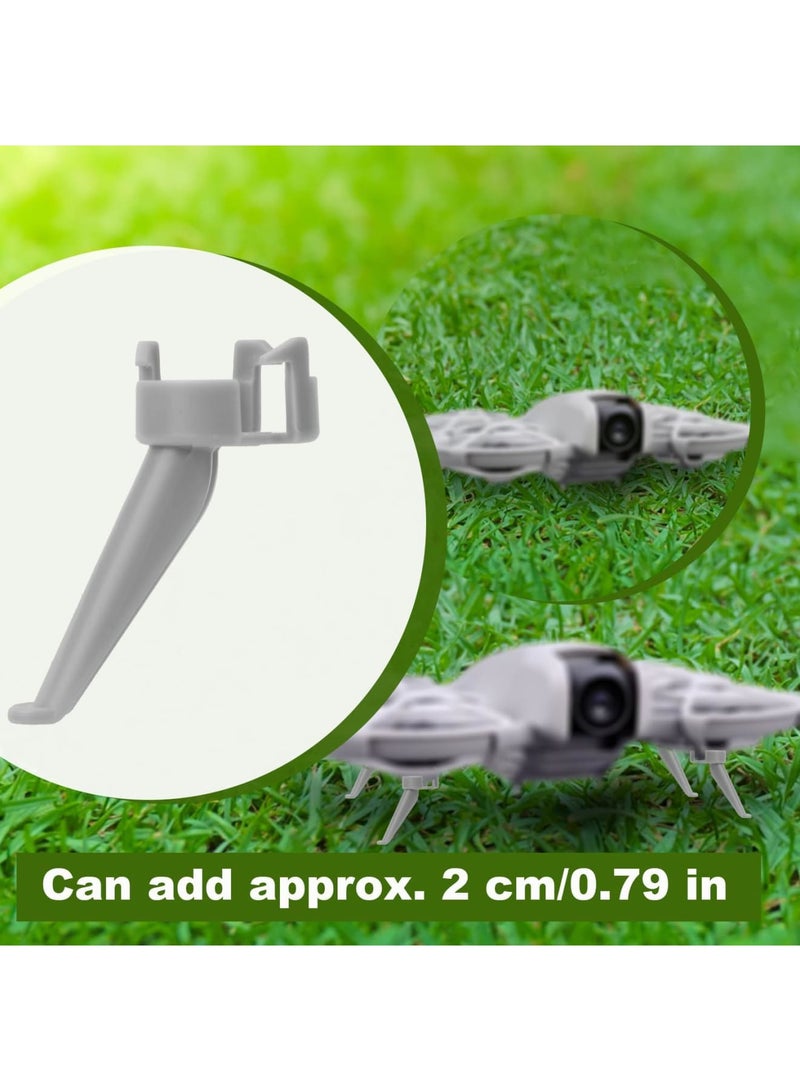 SOLARAE Landing Gears for DJI NEO Drone, Lightweight Plastic Drone Landing Pads Portable Landing Legs Anti-Scratch Protective Bracket for DJI NEO Drone Accessories (Tilt Type, 4 Pcs ) - Image 2