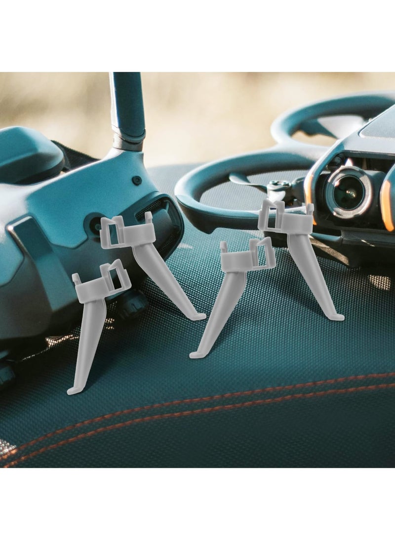 SOLARAE Landing Gears for DJI NEO Drone, Lightweight Plastic Drone Landing Pads Portable Landing Legs Anti-Scratch Protective Bracket for DJI NEO Drone Accessories (Tilt Type, 4 Pcs ) - Image 4