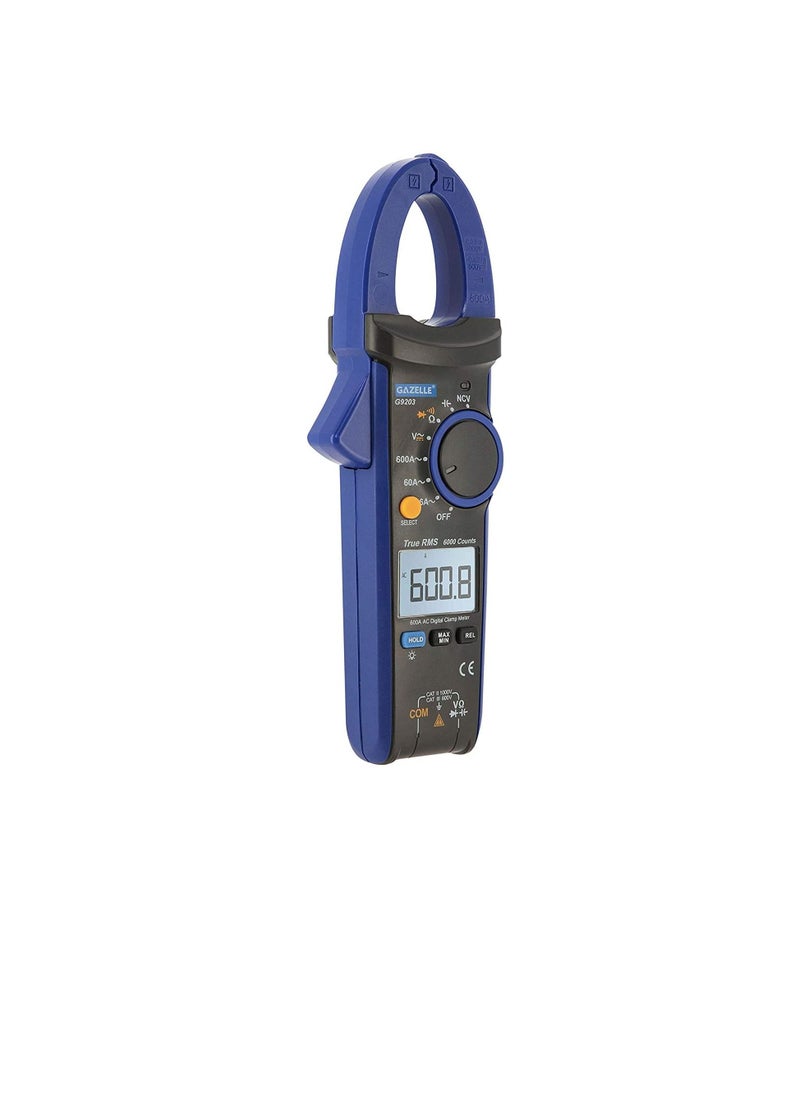 Gazelle - Gazelle G9203, 600A TRMS Digital Clamp Meter - Image 1