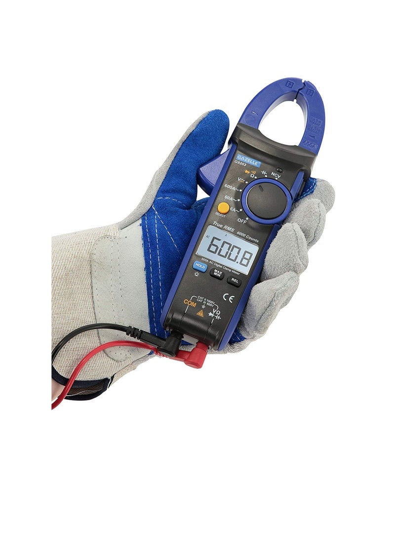 Gazelle - Gazelle G9203, 600A TRMS Digital Clamp Meter - Image 1