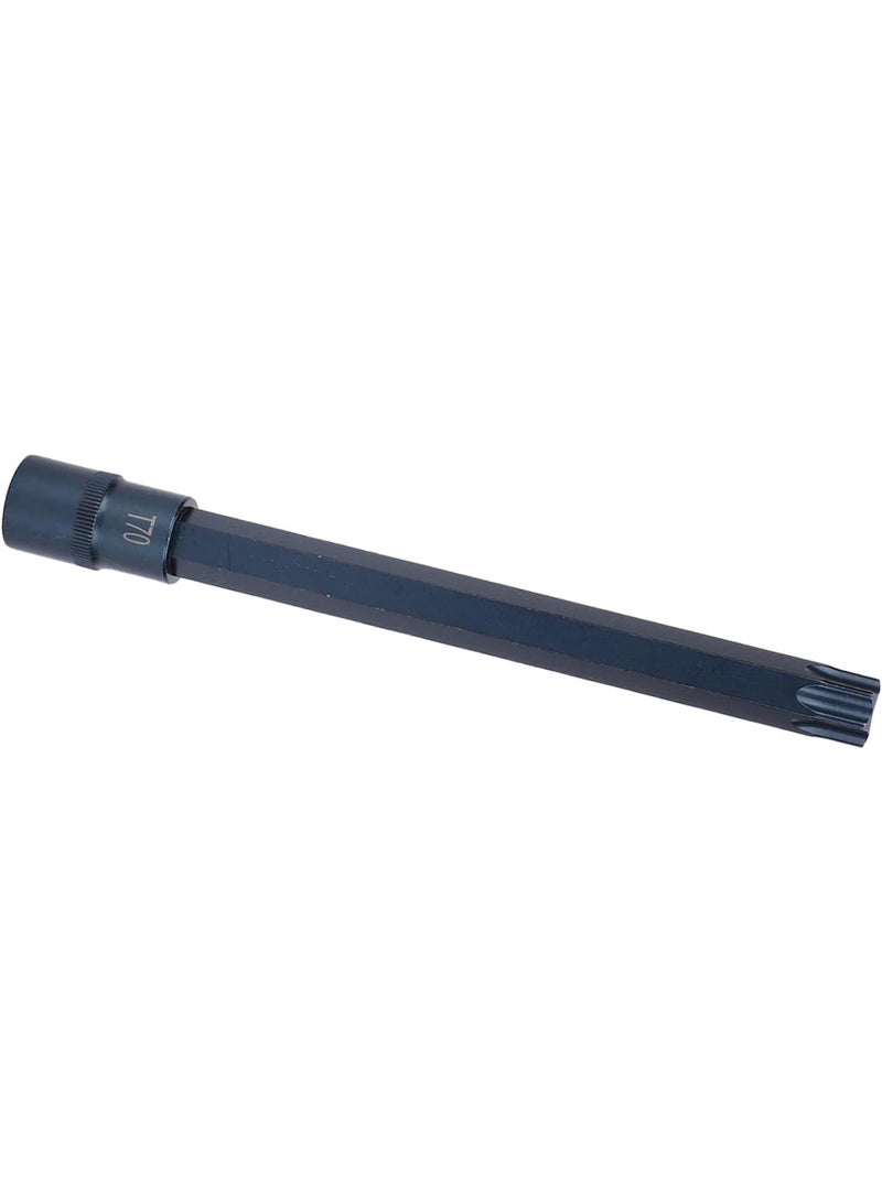 GGOOT Quick Wrench Socket Star Screwdriver Bit 1/2in Square S2 Steel Bluing Hand Tool Hardware - Image 2