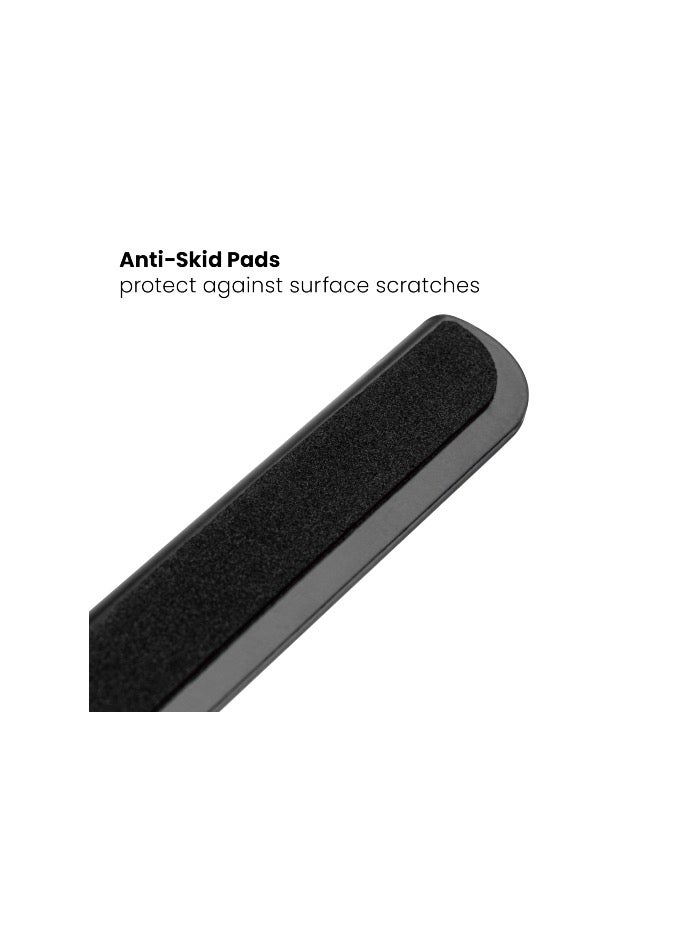 نيوستار حامل تلفزيون نيوستار عالمي 23–75 بوصة للشاشات المسطحة LCD/LED، حامل طاولة للتلفزيون يتحمل حتى 40 كجم، ارتفاع قابل للتعديل مع فتحات VESA حتى 800x400 مم – أسود - Image 5