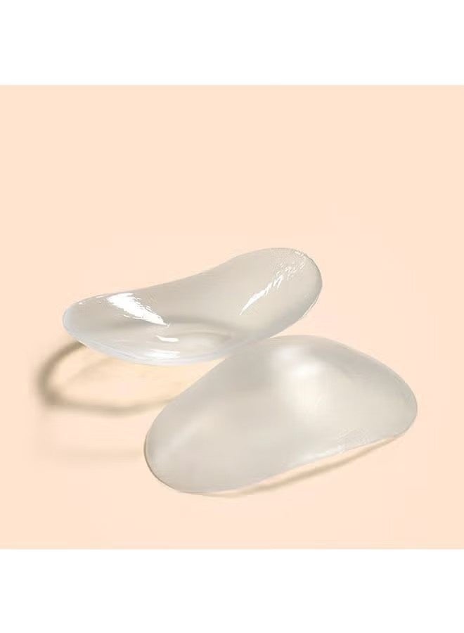 واي جيه 1 وسائد الكتف المزدوجة، وسائد الكتف اللينة غير المنزلقة ذاتية اللصق من السيليكون غير المرئية، وسائد الكتف ذات المظهر الأيمن لبذلة الرجال النسائية، وسائد الكتف ذات السترة الواقية (شفاف) - Image 3