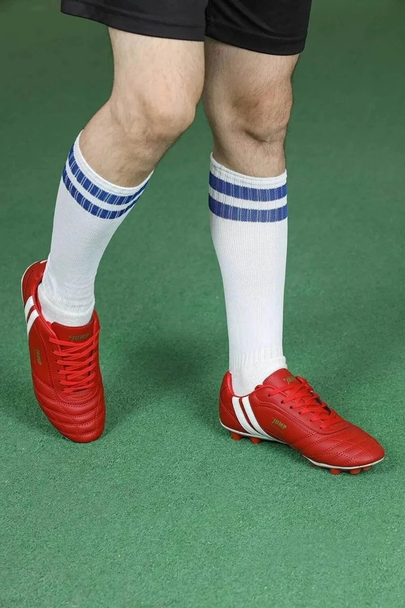 جامب 13256 Fg Red Football Cleats V4