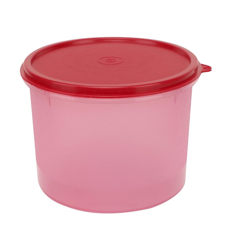 Cutting EDGE Jumbo Round Modular Airtight Container for PulsesFlour Rice Grocery Snacks Spices Stackable BPA Free Food Grade Leak Proof Durable 22 L Pink Set of 1 - Image 3