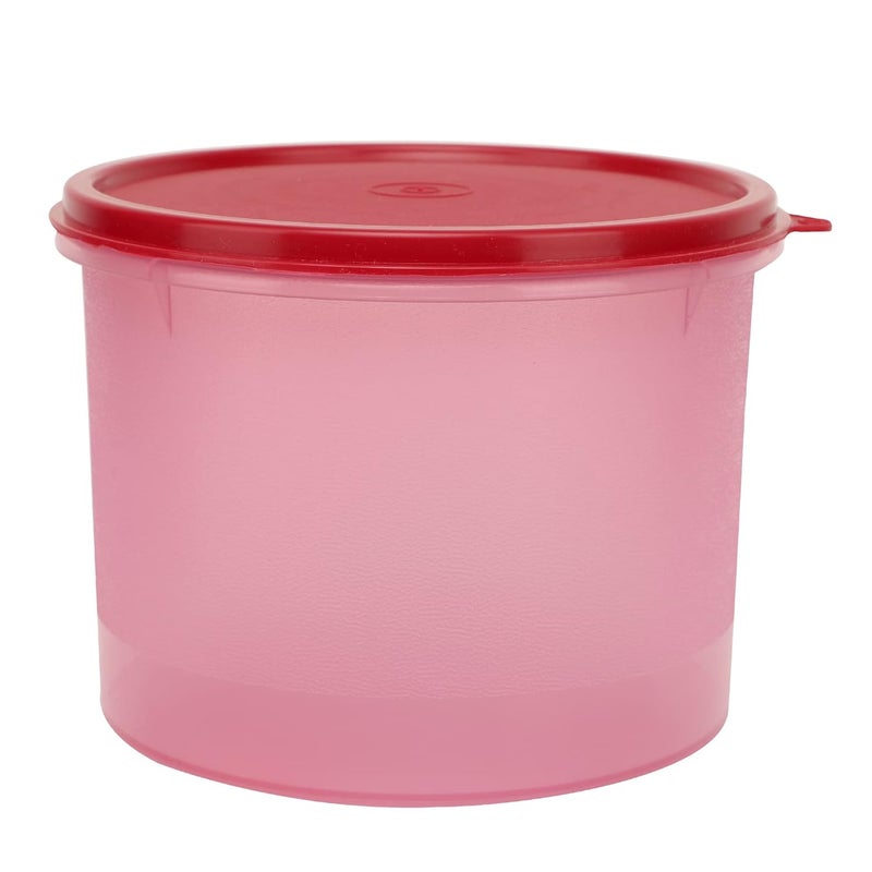 Cutting EDGE Jumbo Round Modular Airtight Container for PulsesFlour Rice Grocery Snacks Spices Stackable BPA Free Food Grade Leak Proof Durable 22 L Pink Set of 1 - Image 5