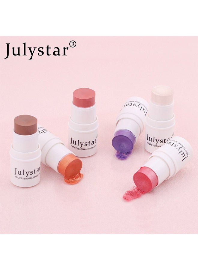Julystar Blush Stick Blush Makeup Wand, Cream Blush For Cheeks Tint,Long-Wearing,Natural-Looking Face Foundation Blush Makeup for Daily Wear 3D Wonder Stick, Orange - Image 5