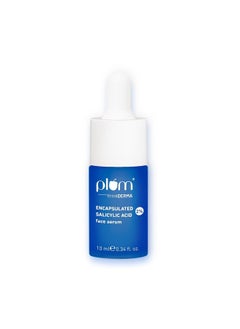 Plum Plum 2% Encapsulated Salicylic Acid Face Serum | Fights Active Acne | Controls Oil | Soothes Inflammation | Lightweight & Quick-absorbing | 100% Vegan | 10 ml  - Image 1