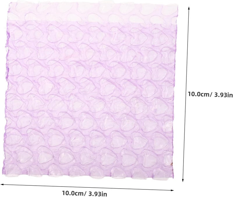 FUOYLOO 50pcs Heart-shaped Bubble Bags Shockproof Pouches for Secure Packaging and Shipping Protection - Image 2