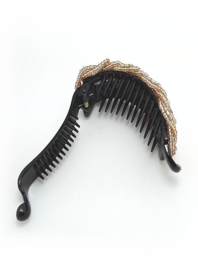 ميليويش مشبك شعر نسائي من ميليويش نوبل ليدي، حامل ذيل حصان (H35) (أصفر) - Image 2