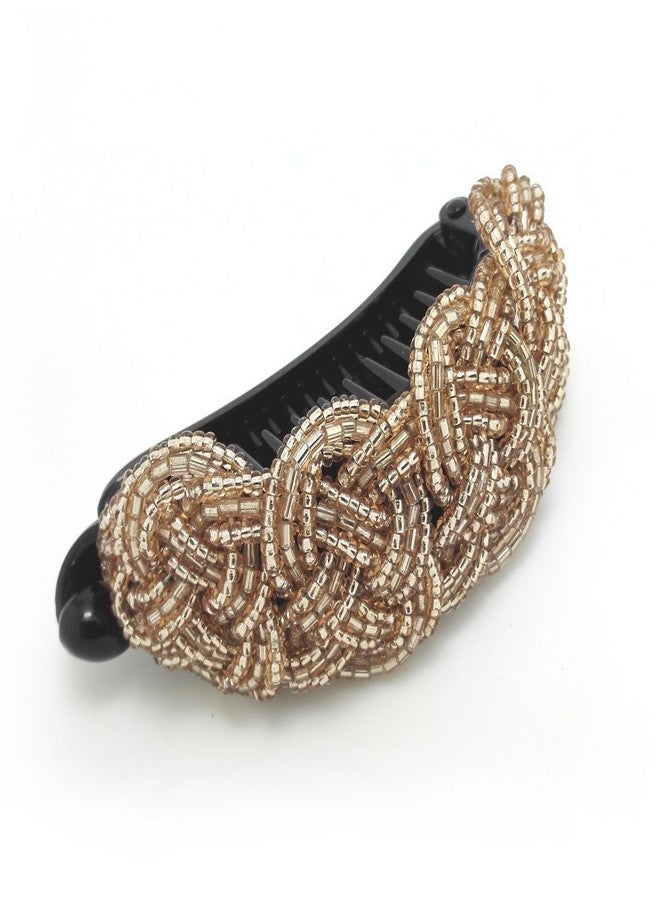 ميليويش مشبك شعر نسائي من ميليويش نوبل ليدي، حامل ذيل حصان (H35) (أصفر) - Image 1