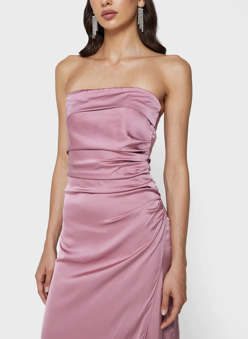 TFNC Off-shoulder Maxi Dress with Back Bow